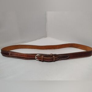Duluth Trading Co Classic Brown Leather Belt